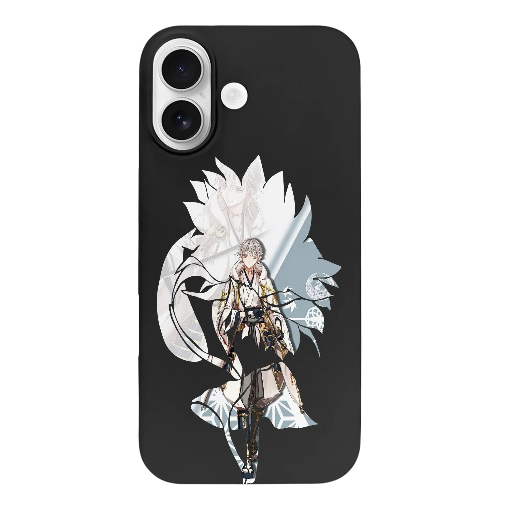 刀剣乱舞 グッズ,鶴丸国永 - iPhone 17 シリーズ シリコンケース 薄型 耐衝撃 指紋防止 ソフトタッチカバー 精密フィット 傷防止 保護ケース iPhone 17/17 Air/17 Pro/17 Pro Max 対応